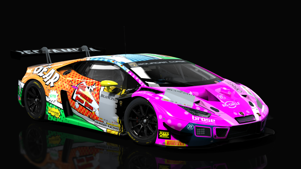 Lamborghini Huracan GT3 EVO, skin GRT ART