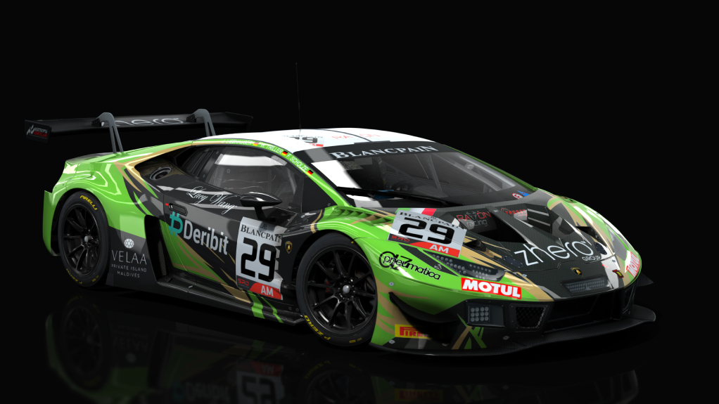 Lamborghini Huracan GT3 EVO, skin Target by Raton Racing 2019 SPA #29 AM