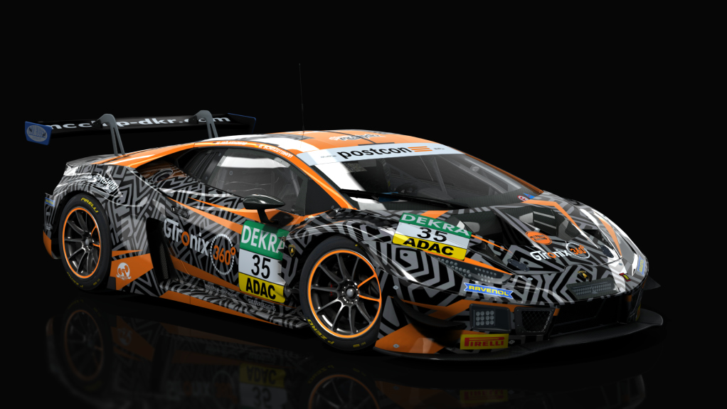 Lamborghini Huracan GT3 EVO, skin mcchip-dkr #35 GT Masters