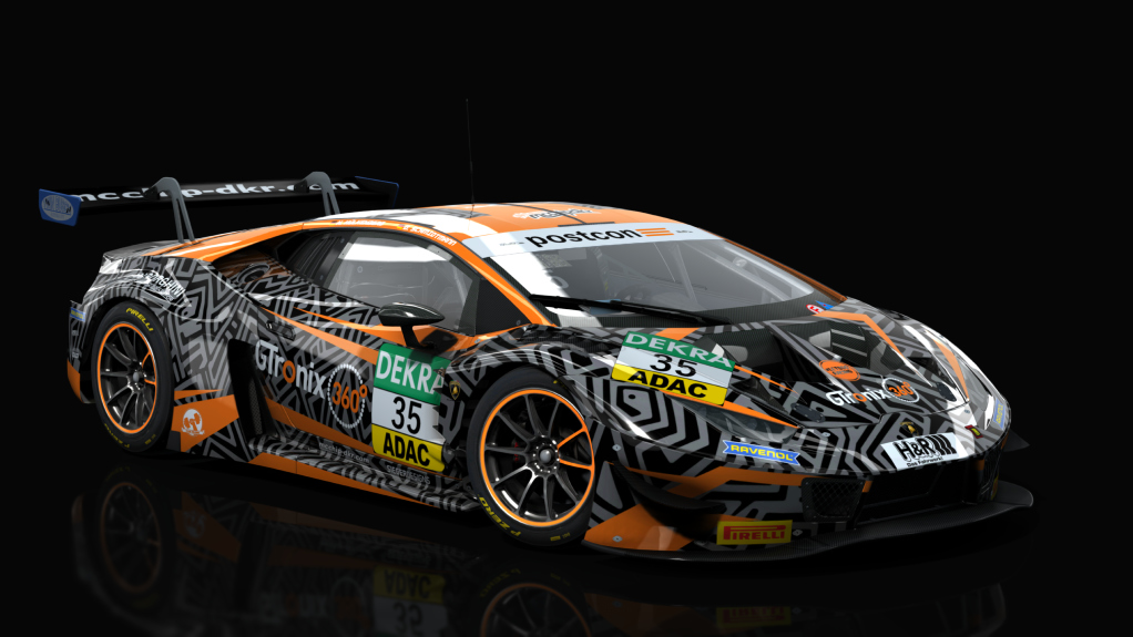 Lamborghini Huracan GT3 EVO Sprint Spec, skin mcchip-dkr #35 GT Masters