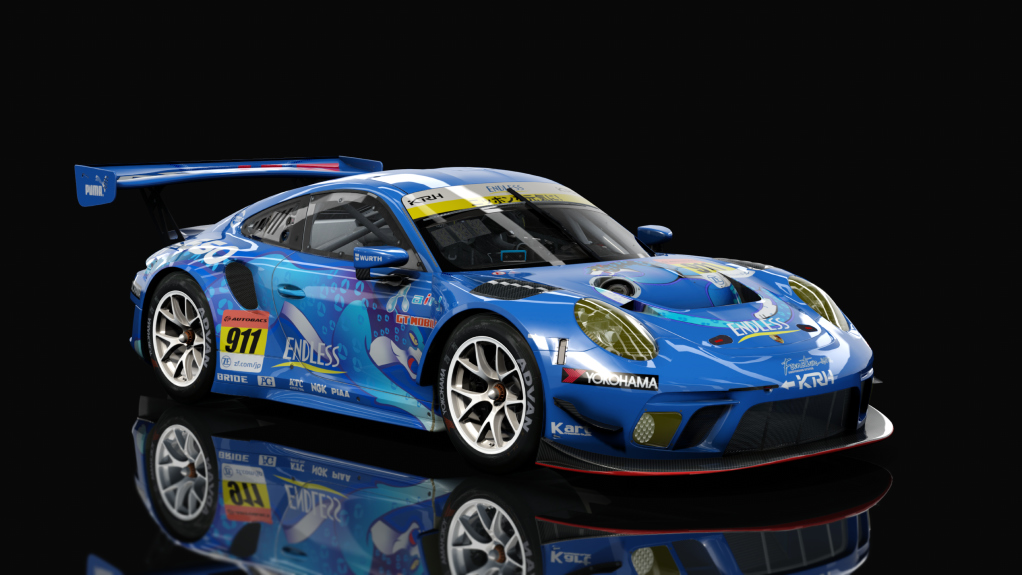 Porsche 911 GT3 R 2019 (991.2) Endurance, skin endless_911_gt300_blw