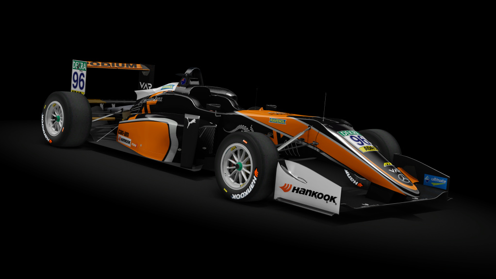 Dallara F317, skin F3_EU_Mawson