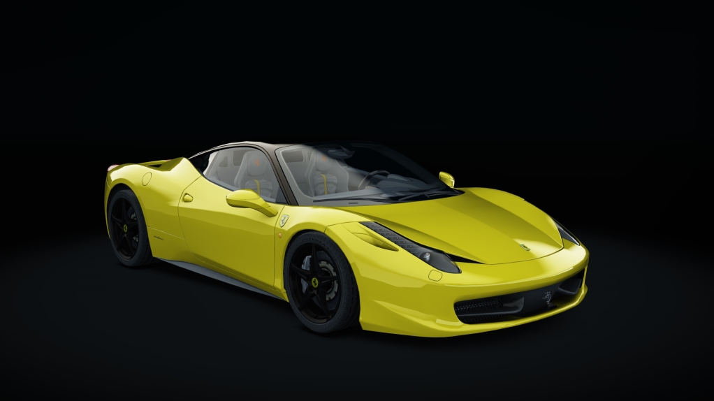 Ferrari 458 Italia, skin 05_giallo_modena_dark_top