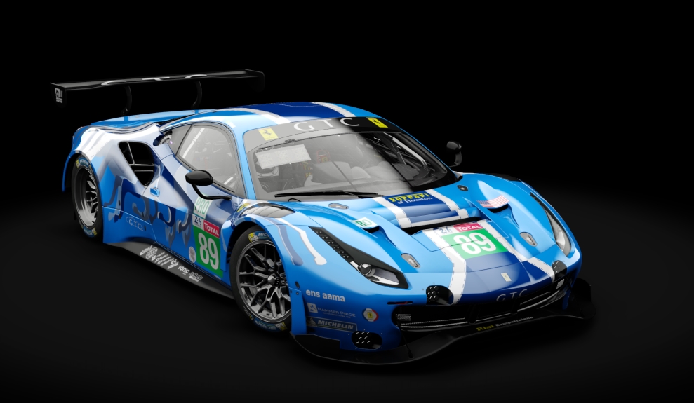 Ferrari 488 GT3 ACC, skin LeMans_2019_Risi_Competizione_89