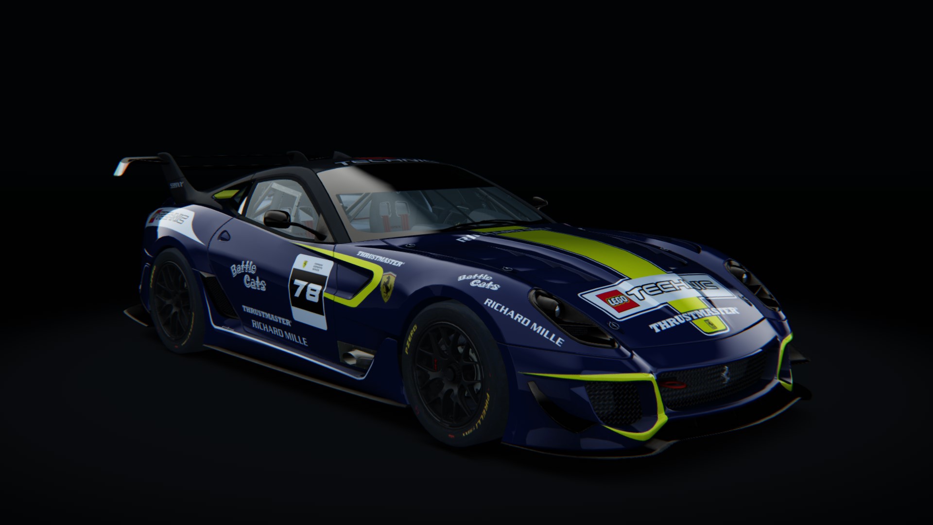 Ferrari 599XX EVO, skin fes_2021_78_blue