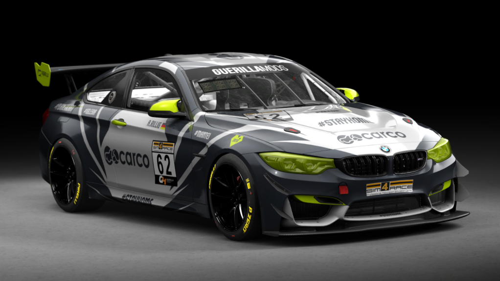 BMW M4 GT4, skin 62_rillig_4k