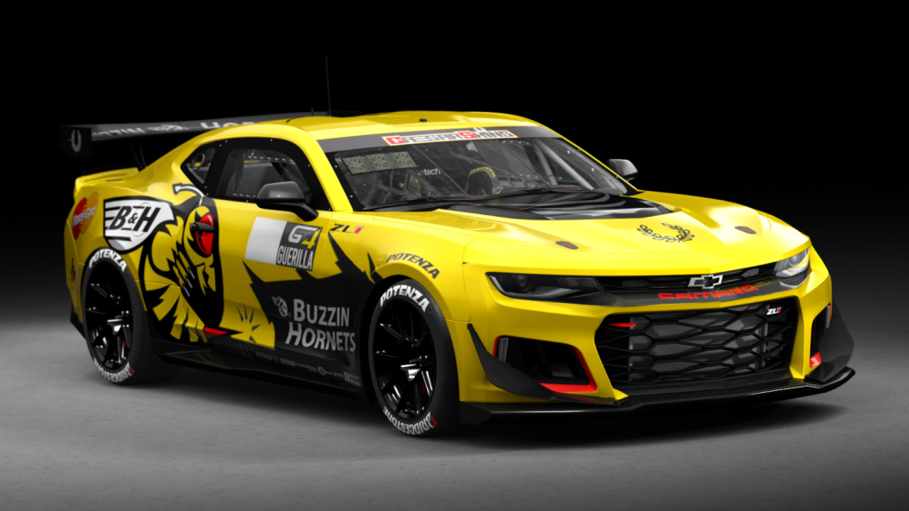 Chevrolet Camaro GT4.R, skin BuzzinHornets