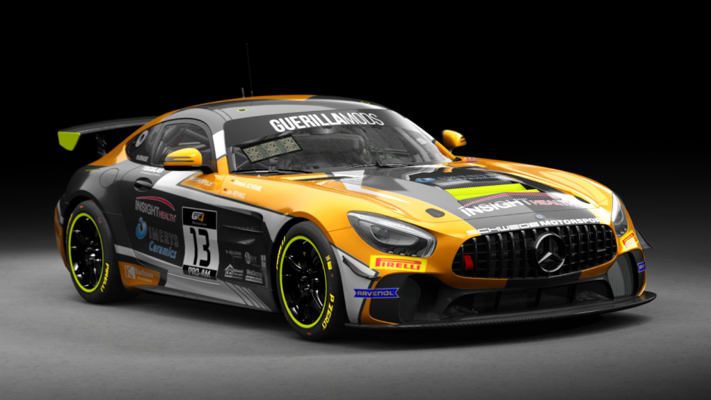 Mercedes AMG GT4, skin gt4_european_series_schwede_13