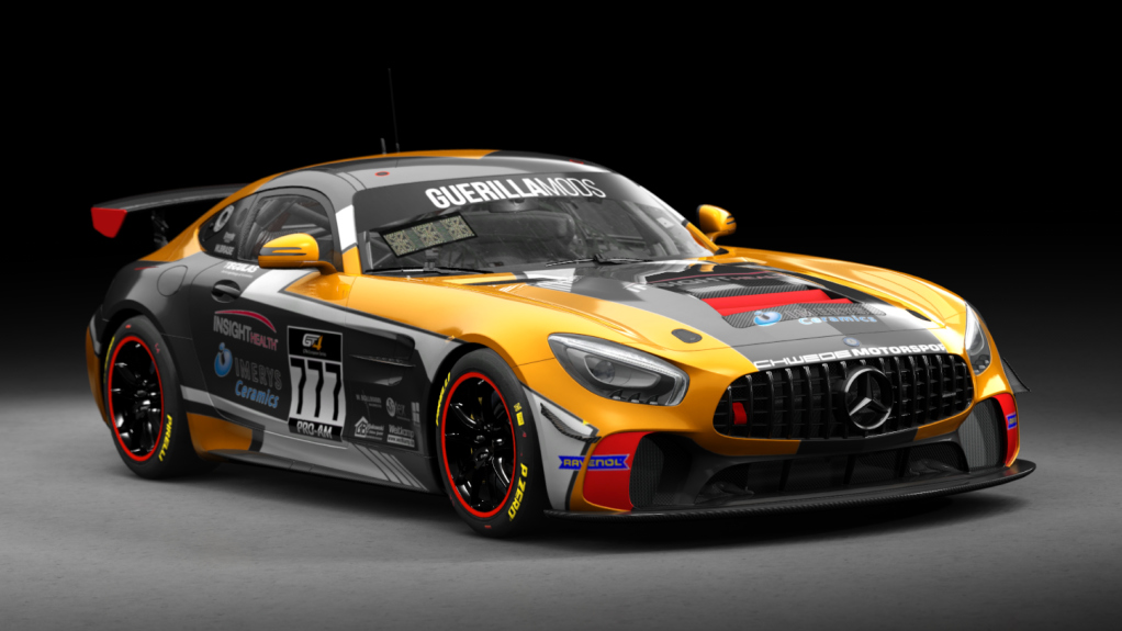 Mercedes AMG GT4, skin gt4_european_series_schwede_777