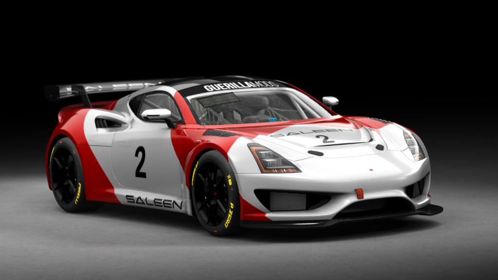 Saleen S1 GT4, skin 2_white_red