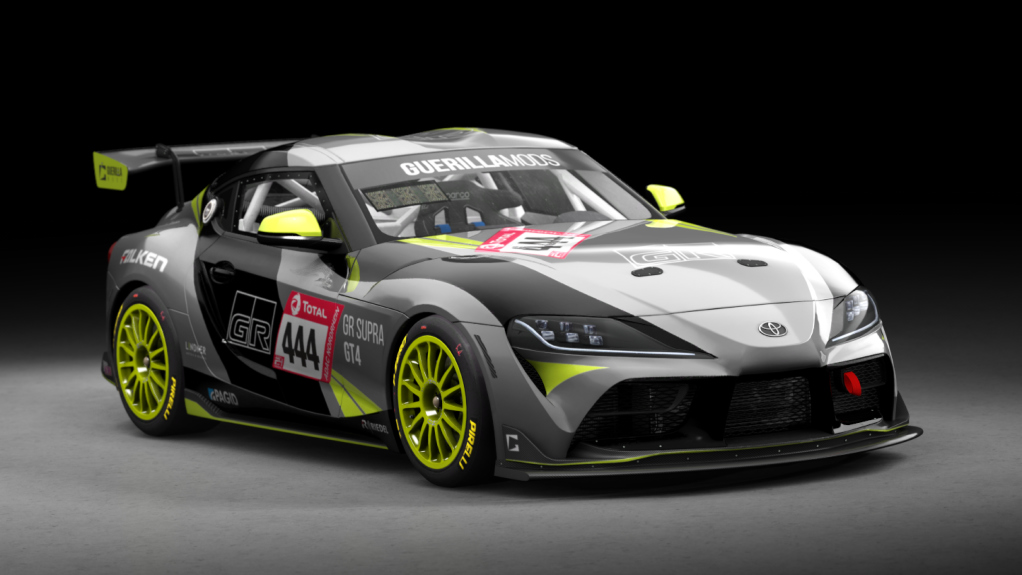 Toyota Supra GT4, skin GR_Racing_Silver