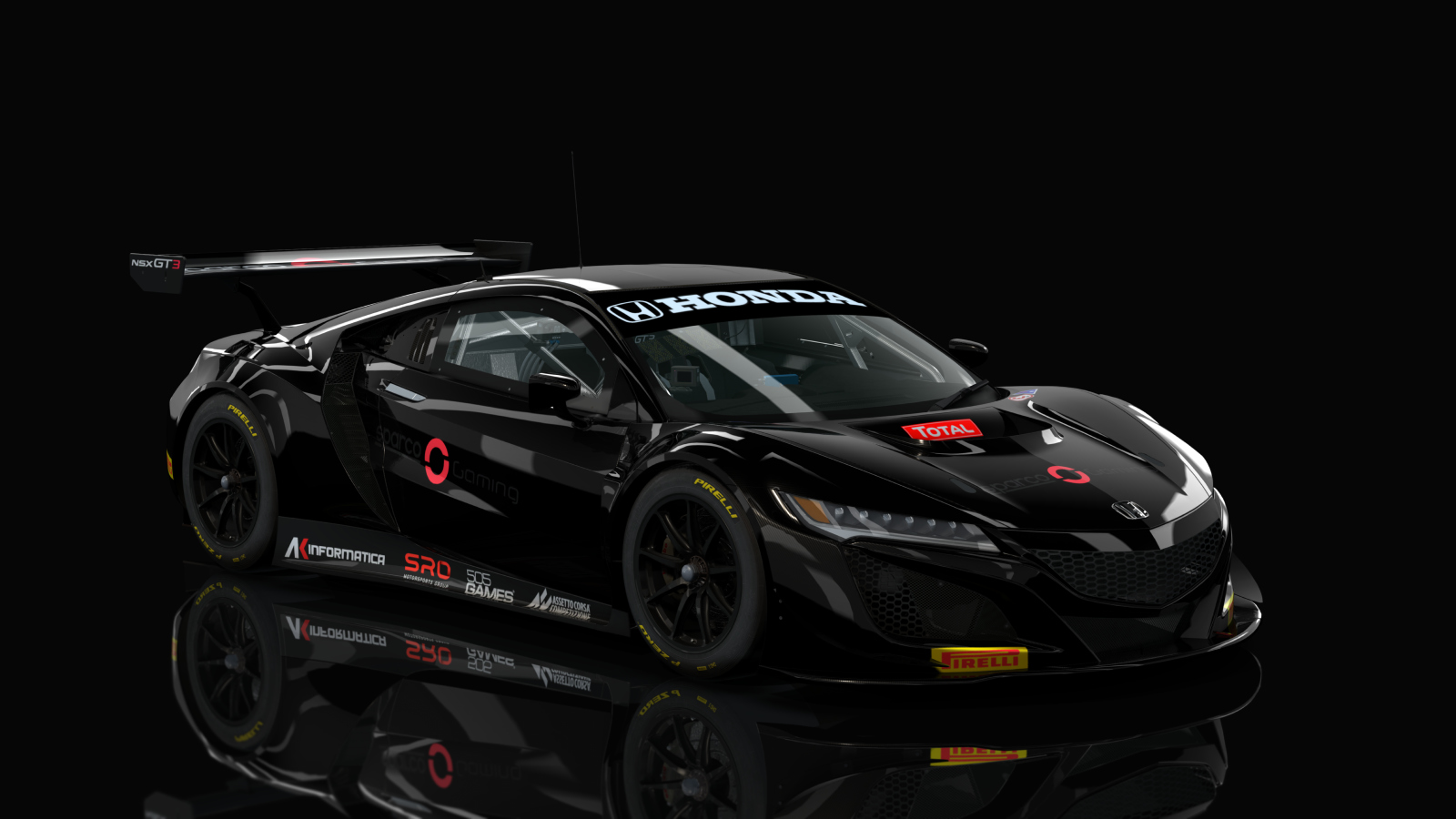 Honda NSX GT3 ACC, skin Sparco