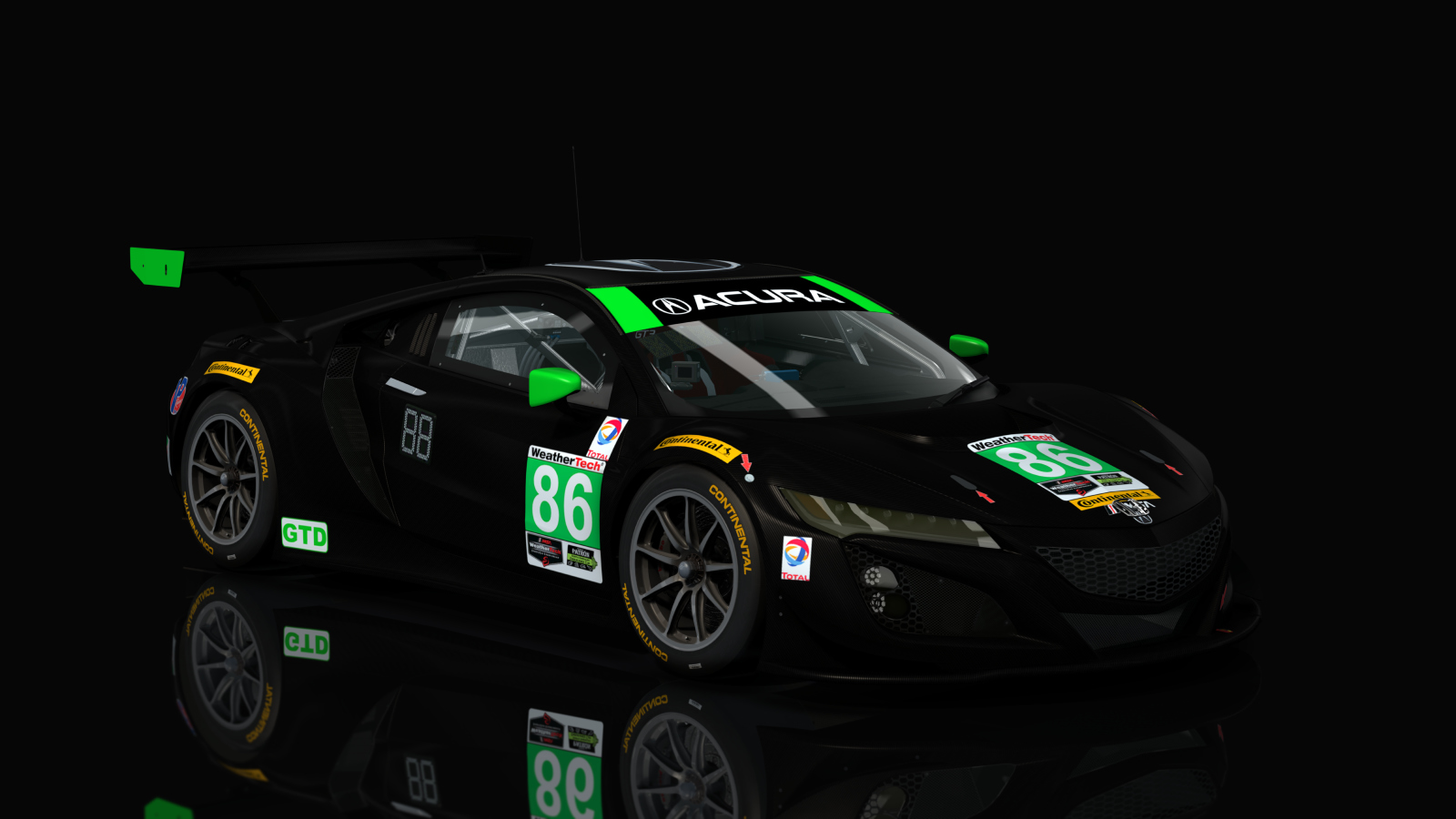 Honda NSX GT3 ACC Endurance, skin 86_meyershank_tomdyer_24hdaytona_test