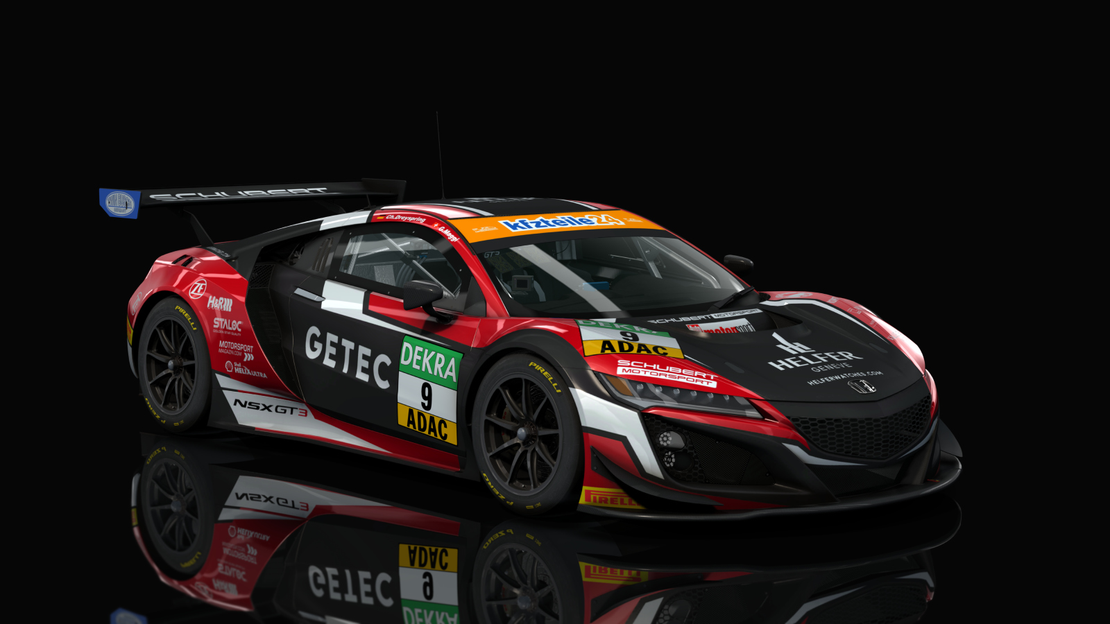 Honda NSX GT3 ACC Endurance, skin ADAC_2018_Schubert_09