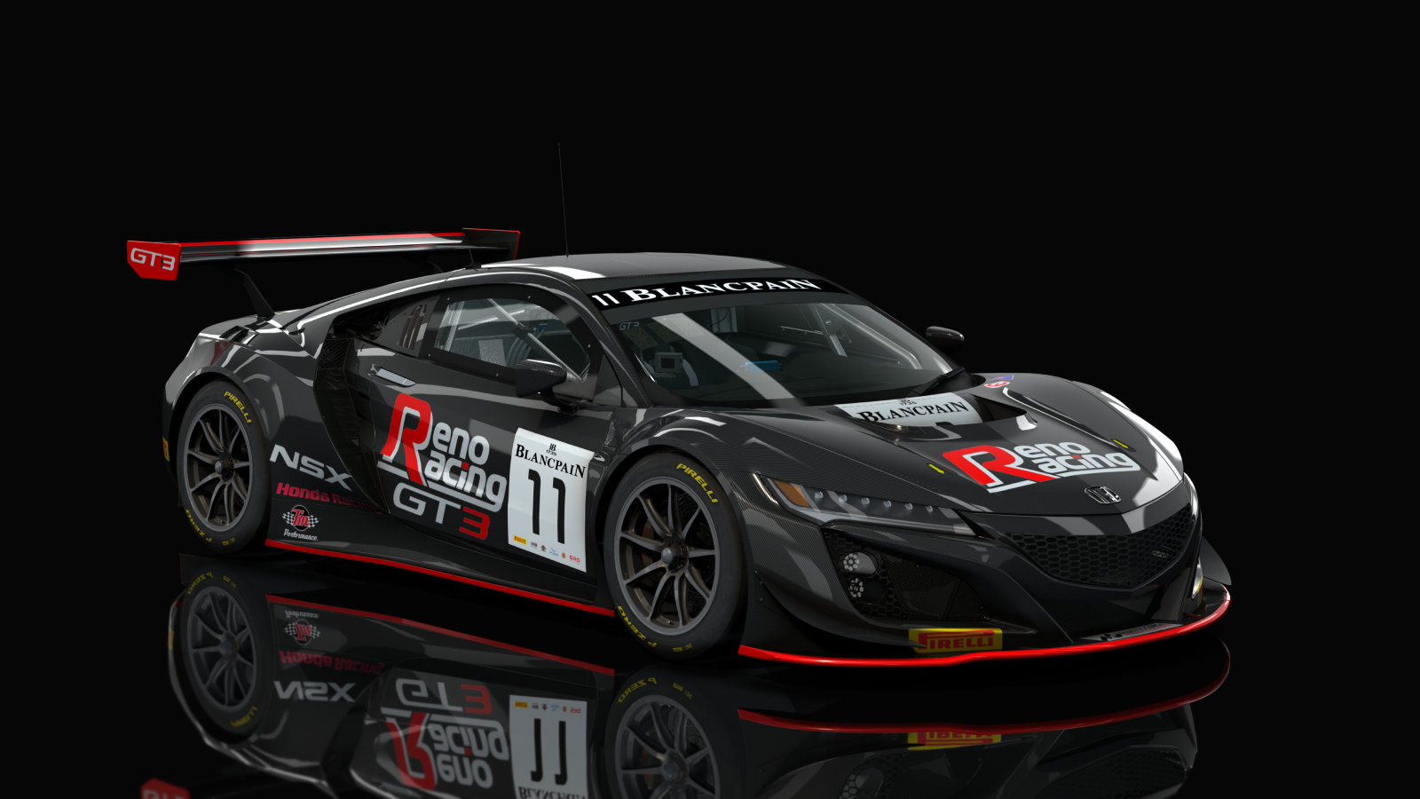 Honda NSX GT3 ACC Endurance, skin BlancpainGT_RenoRacing_11