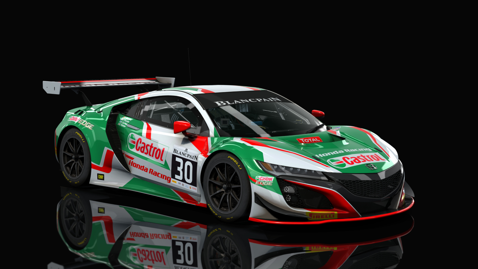 Honda NSX GT3 ACC Endurance, skin Castrol_1