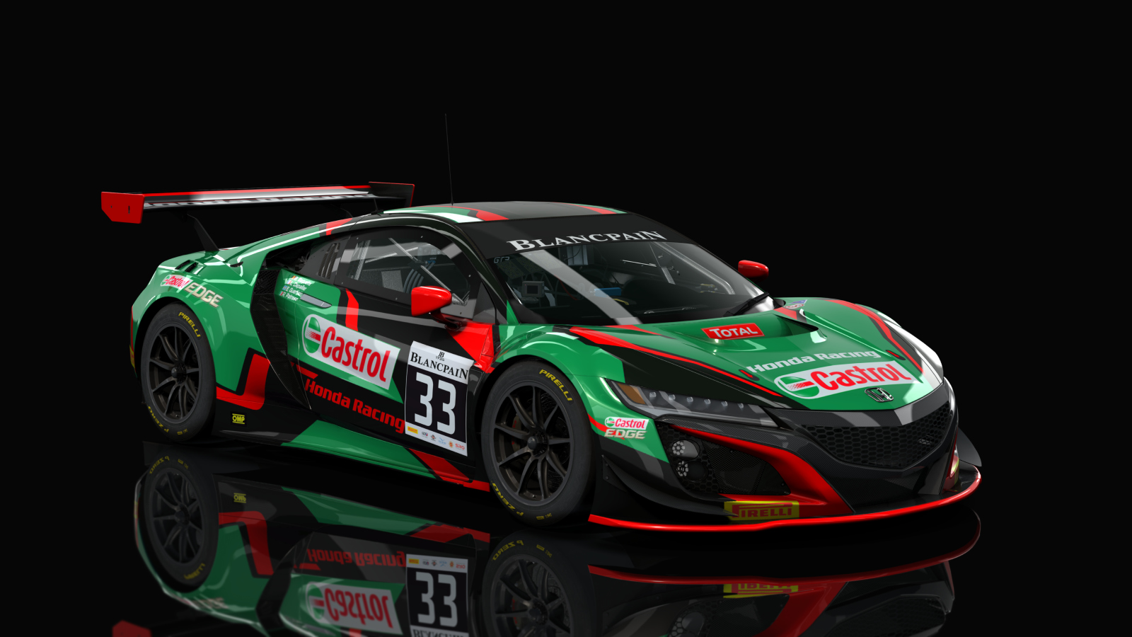 Honda NSX GT3 ACC Endurance, skin Castrol_2