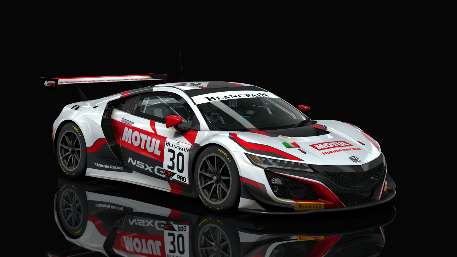 Honda NSX GT3 ACC Endurance, skin honda_team_motul