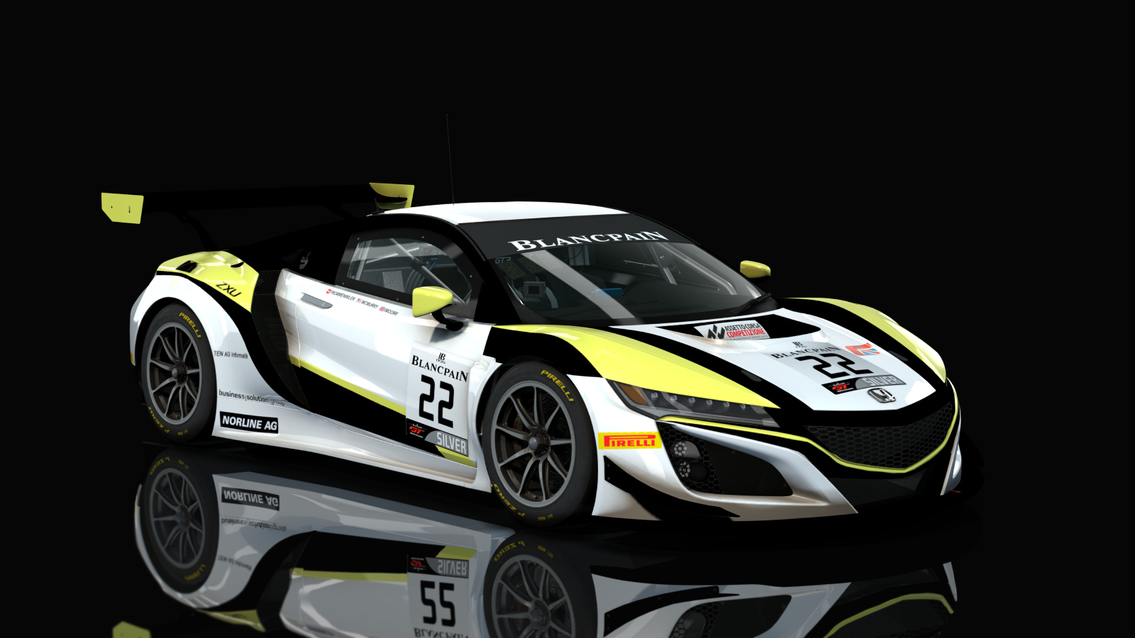 Honda NSX GT3 ACC Endurance, skin teamrocket