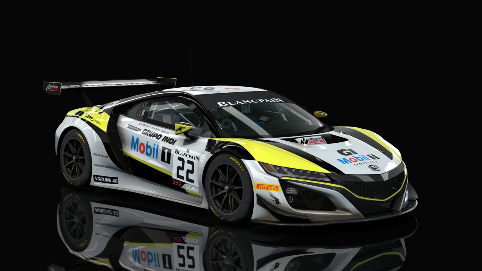 Honda NSX GT3 ACC Endurance, skin teamrocket_v2