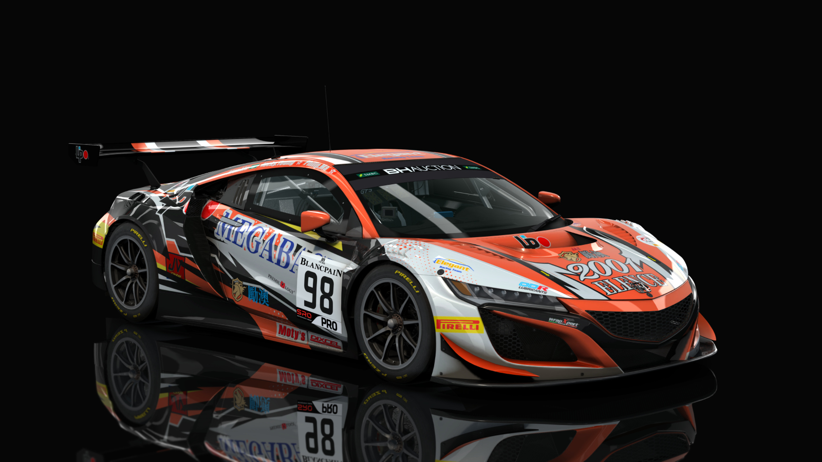 Honda NSX GT3 Evo ACC, skin Blancpain_2019_Arrows_98