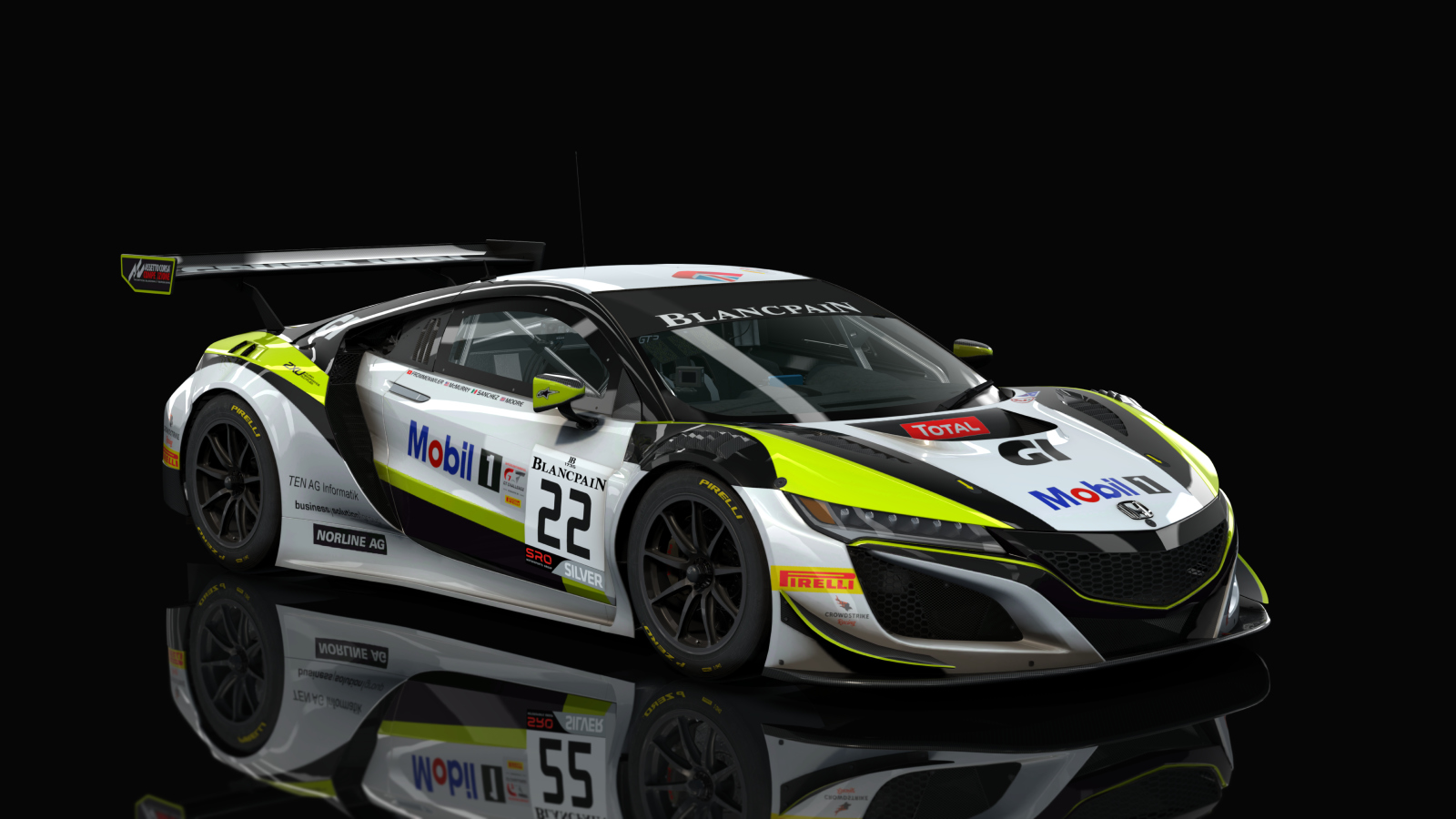 Honda NSX GT3 Evo ACC, skin Blancpain_2019_RJN_22