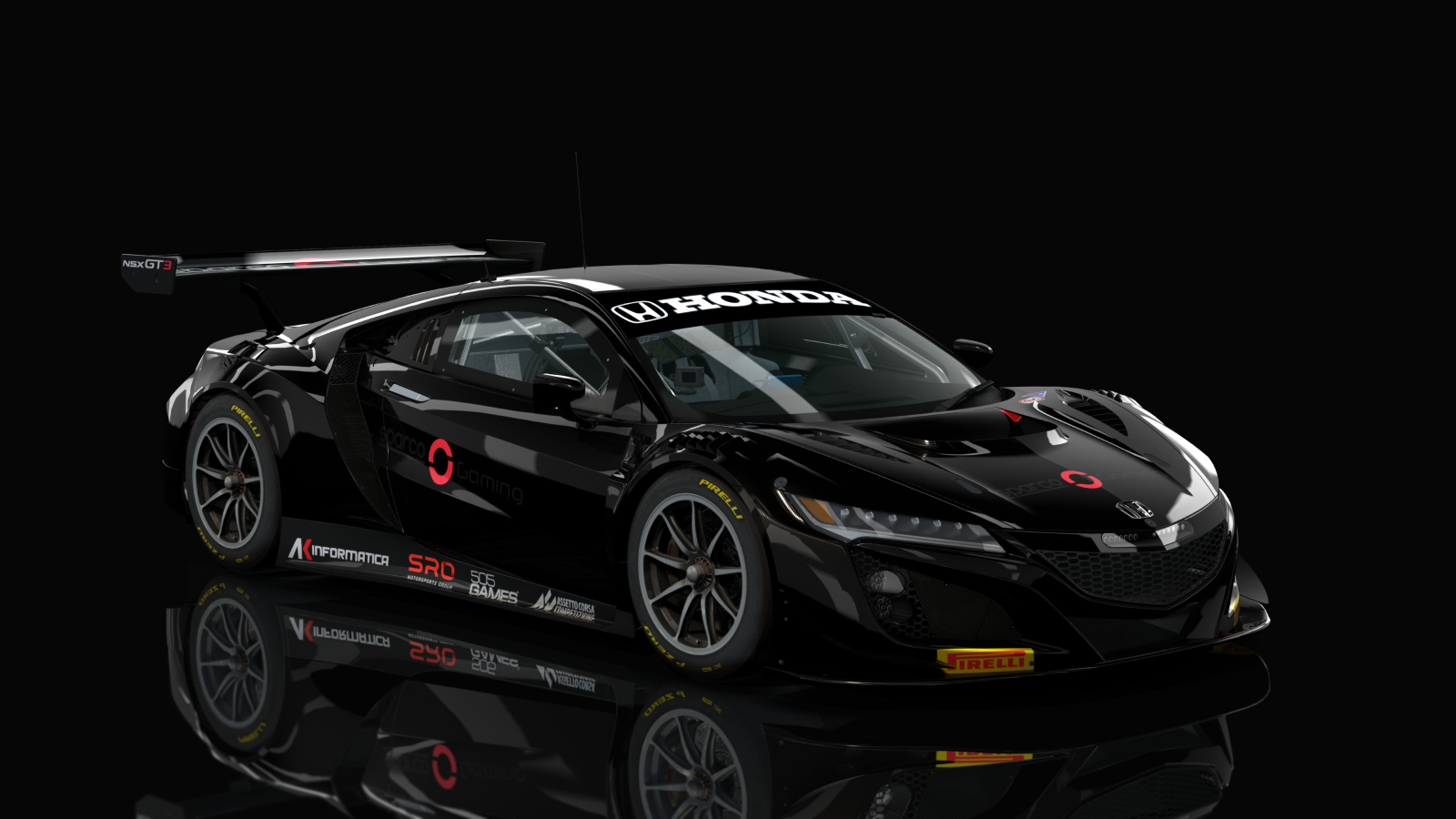 Honda NSX GT3 Evo Endurance ACC, skin Sparco