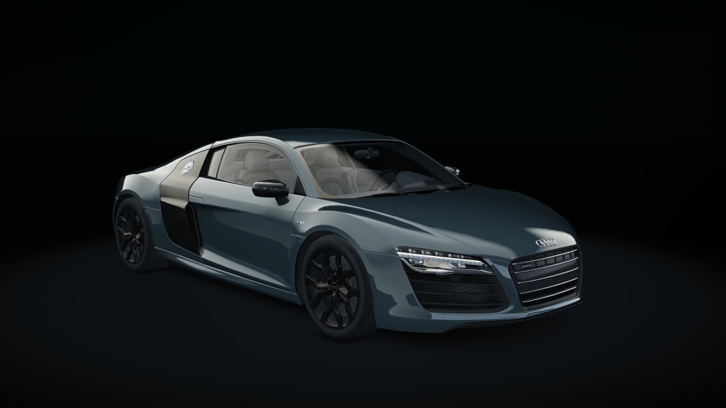 Audi R8 V10 Plus, skin daytona_gray_pearl_t