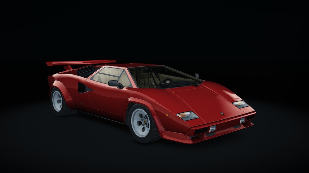 Lamborghini Countach, skin rosso_siviglia