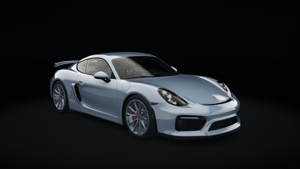 Porsche Cayman GT4, skin 08_rhodium_silver_metallic