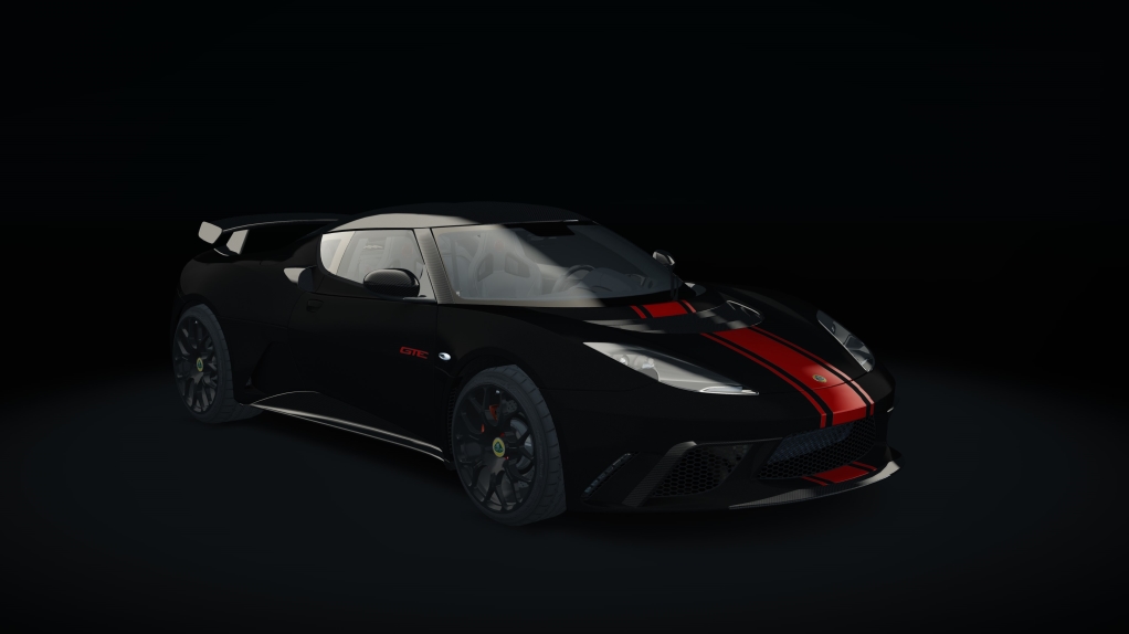 Lotus Evora GTE, skin black_red