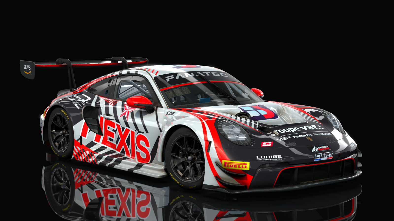 Porsche 992 GT3 R 2023, skin default