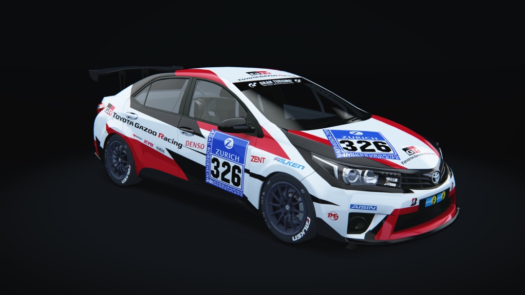 Toyota Corolla Altis VLN SP3, skin TGR_VLN_24hr