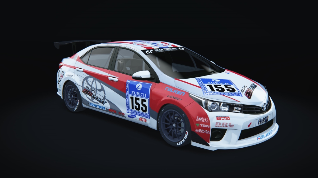 Toyota Corolla Altis VLN SP3, skin factory1