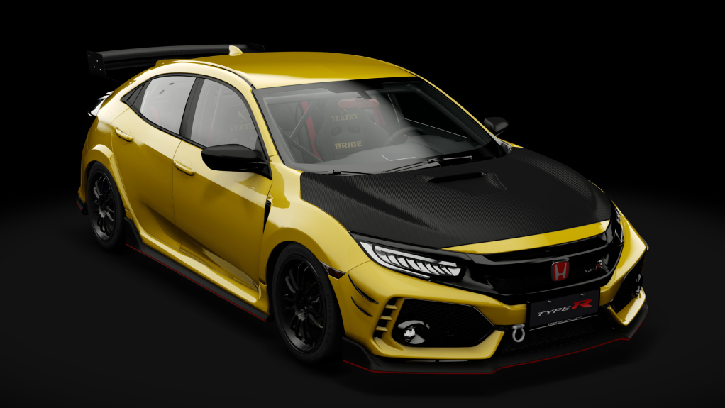 Honda Civic Type-R (FK8) Track, skin Phoenix Yellow