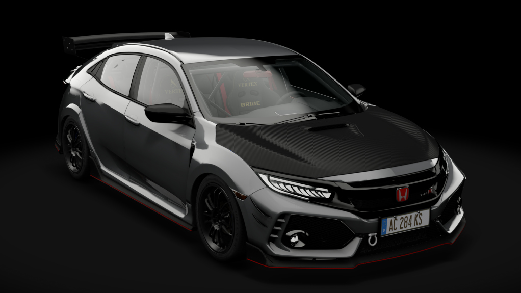 Honda Civic Type-R (FK8) Track, skin Polished Metal Metallic