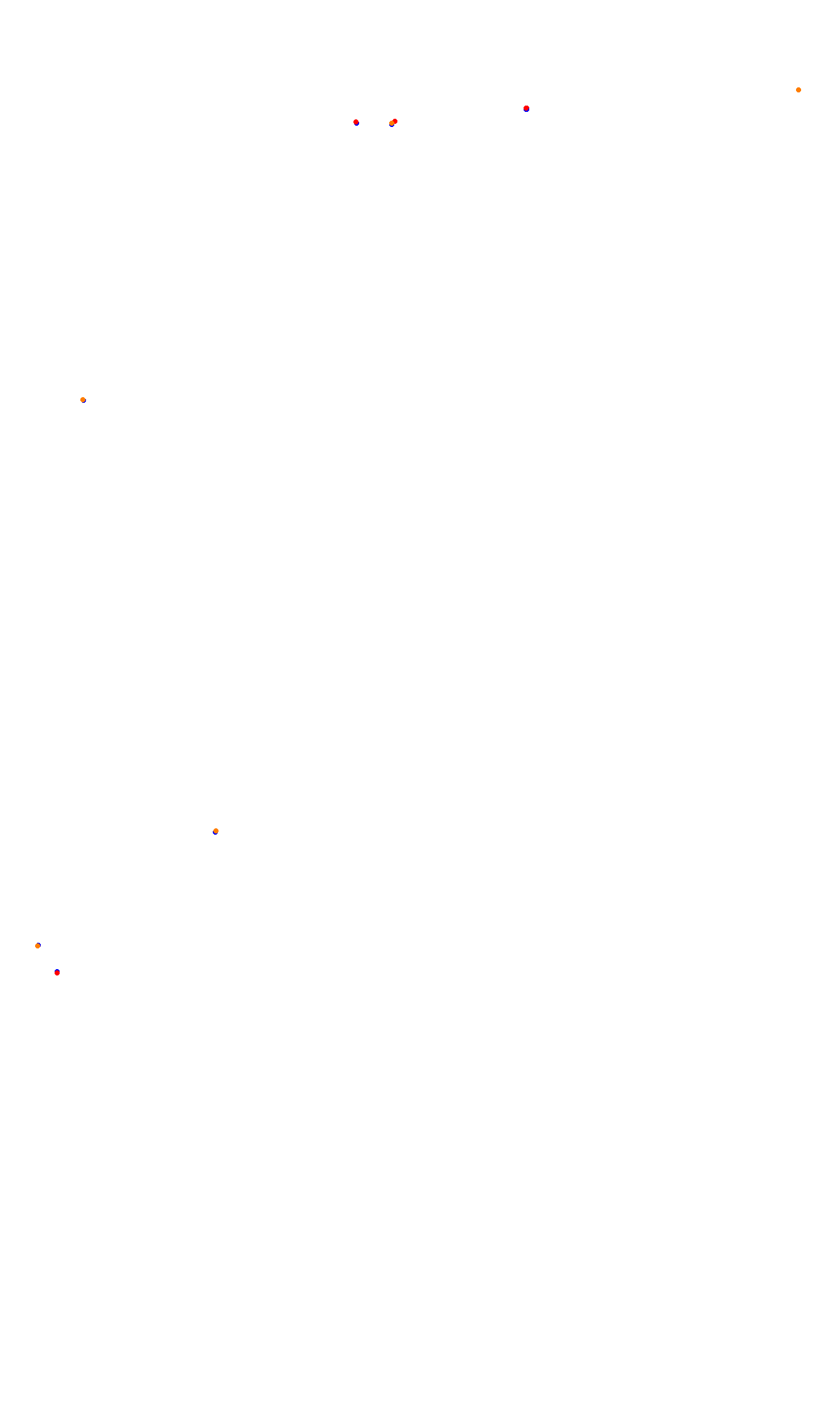 Monza collisions