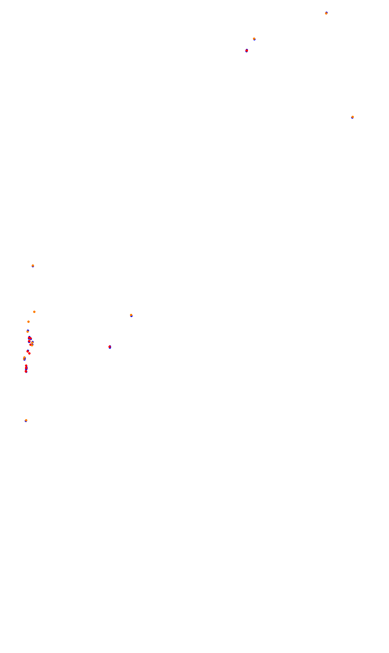 Monza collisions