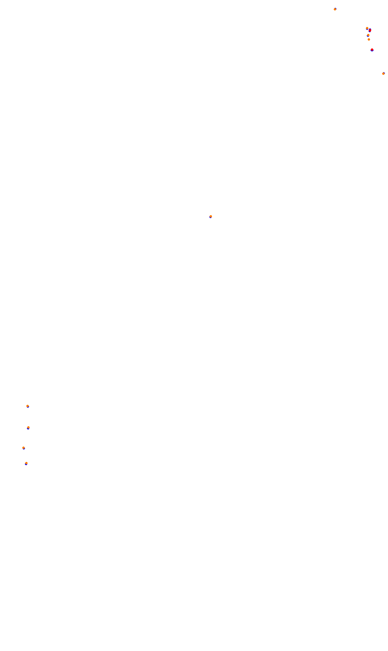 Monza collisions