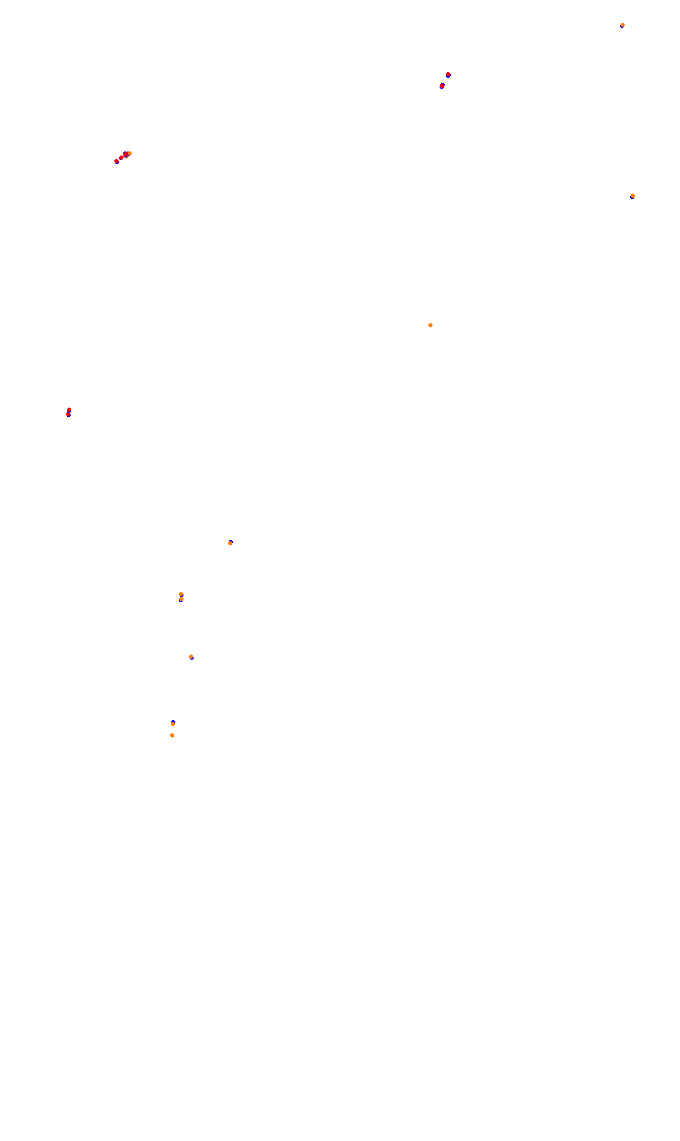 Monza collisions