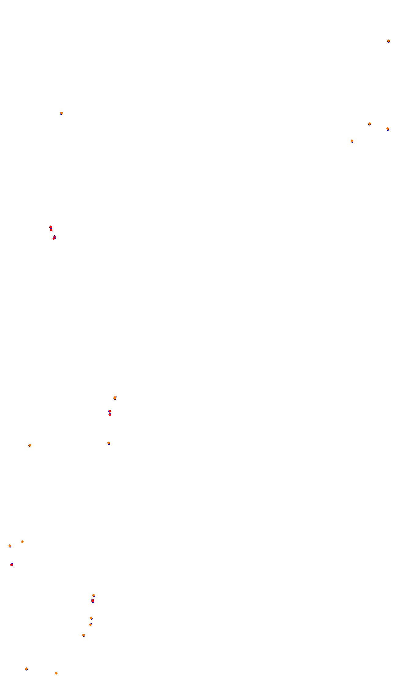 Monza collisions