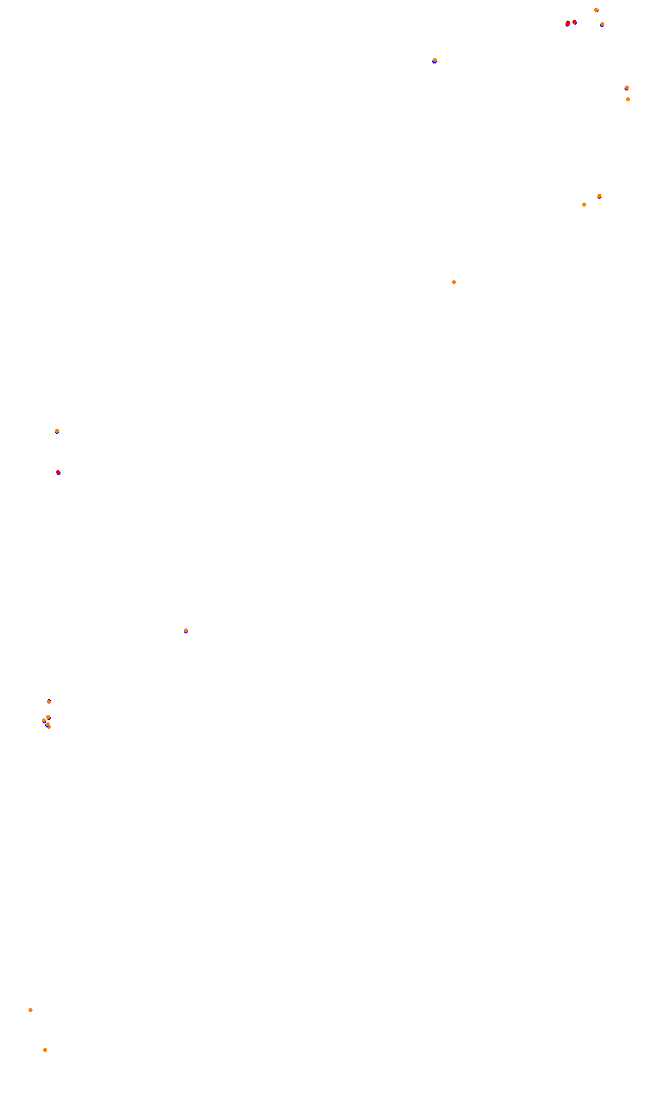 Monza collisions