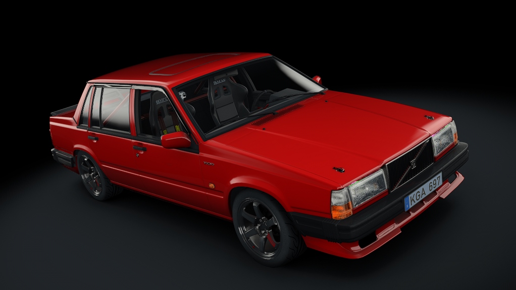 Volvo 740 | Hugo, skin Volvo_Bright_Red