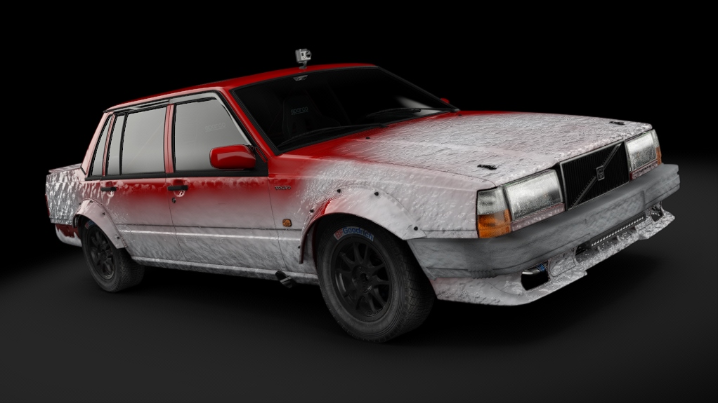 Volvo 740 WInter | Hugo, skin Volvo_Bright_Red