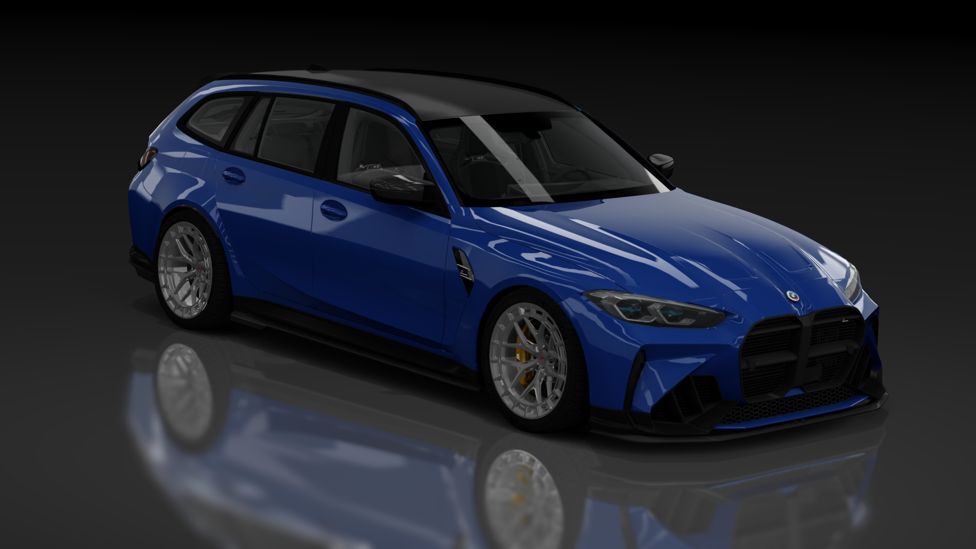 BMW M3 G81 ADRO, skin M Portimao Blue metallic