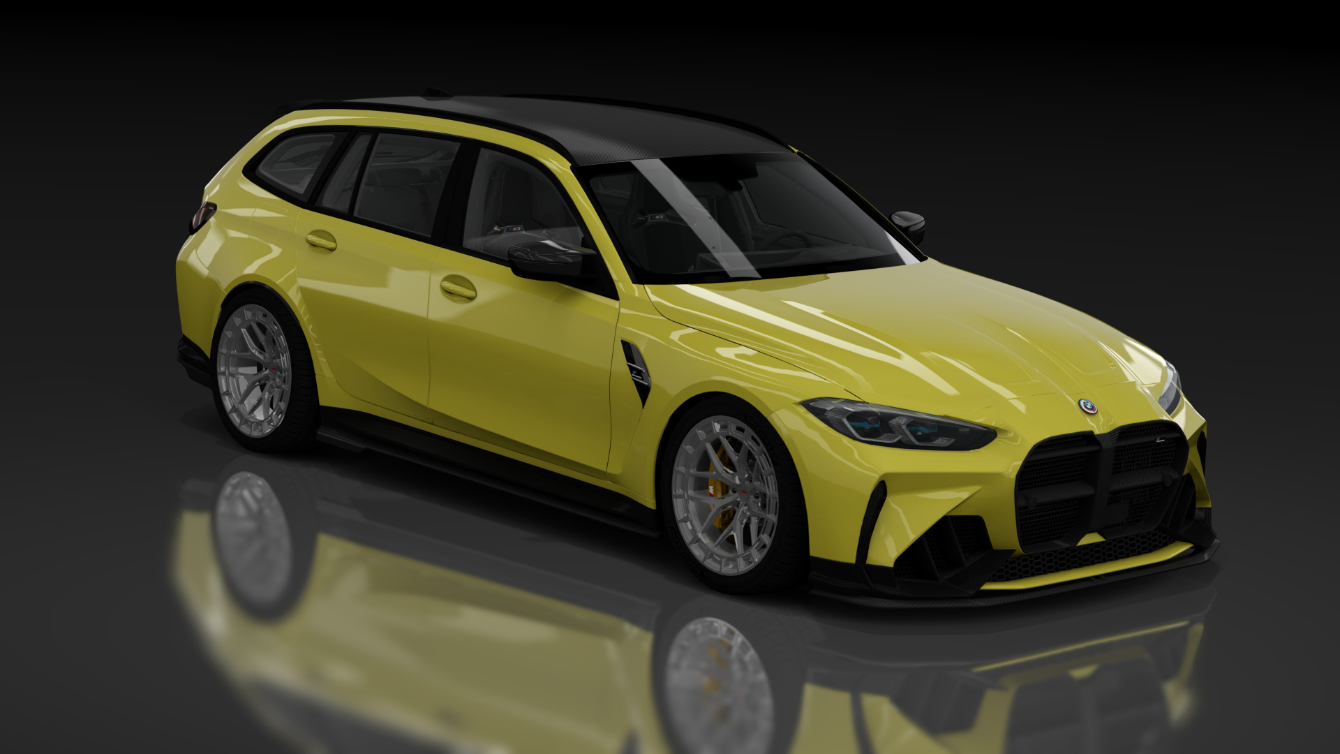 BMW M3 G81 ADRO, skin M Sao Paulo Yellow