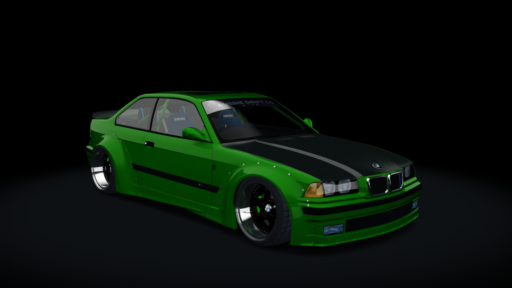 BMW E36 M3, skin Green