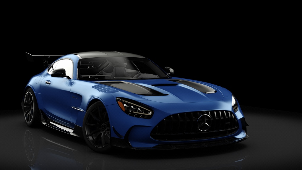 Mercedes-Benz AMG GT Black Series 2022, skin Designo Brilliant Blue Magno