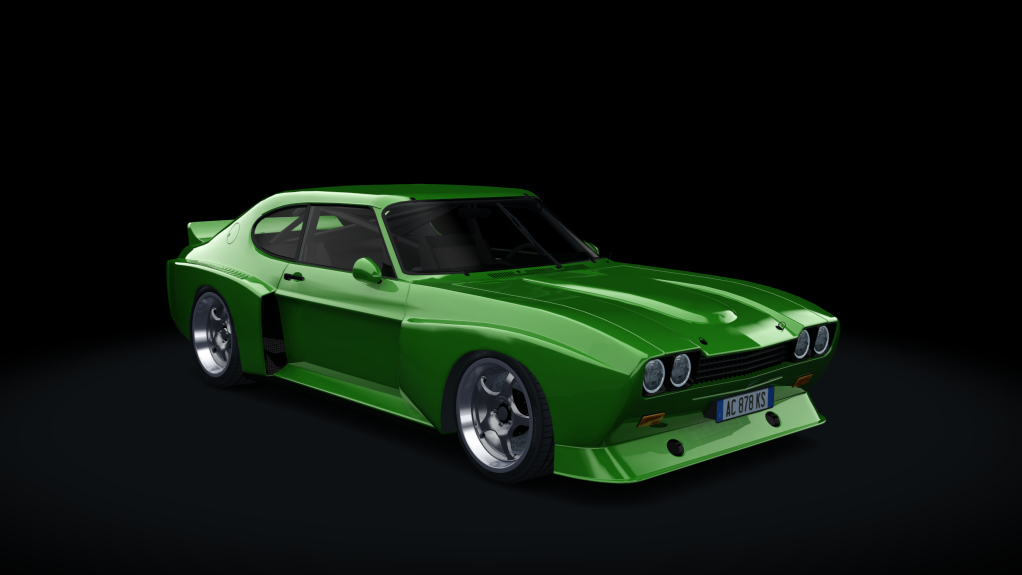 Ford Capri RS3100 Cosworth, skin lime