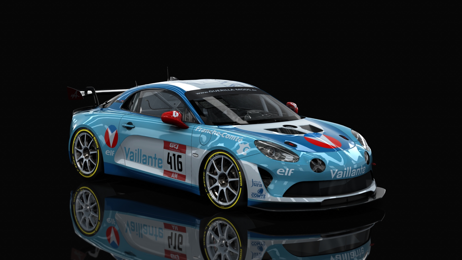 GT4 Alpine A110, skin Vaillante